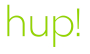 hup! logo - the better way to build